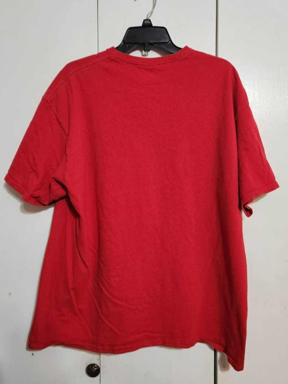 Peanuts Snoopy Christmas T-Shirt 2XL Delta Pro Weight Red Doghouse Lights Xmas - Picture 2 of 6